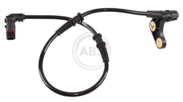 A.B.S. 30134 ABS sensor Active sensor, 517mm, 590mm, 25mm, black