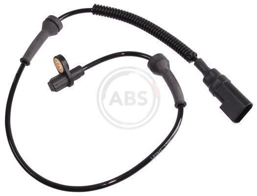A.B.S. 30279 ABS sensor Active sensor, 570mm, 648mm, 14mm, black
