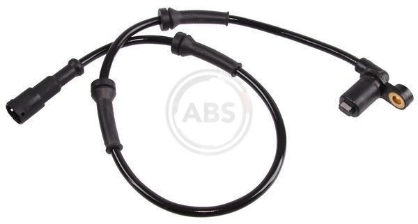 A.B.S. 30301 ABS sensor Passive sensor, 610mm, 660mm, 28mm, black
