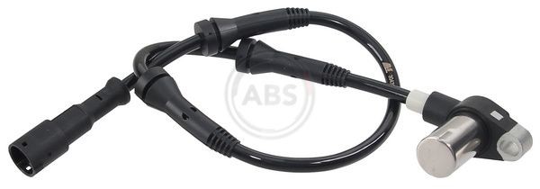 A.B.S. 30432 ABS sensor Passive sensor, 444mm, 540mm, 28mm, black