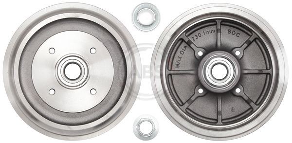 A.B.S. 3439-SC Brake Drum with ABS sensor ring, 273mm