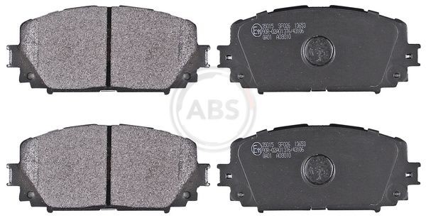 A.B.S. 35015 Brake pad set without integrated wear sensor