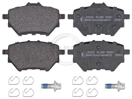 A.B.S. 35020 Brake pad set with acoustic wear warning