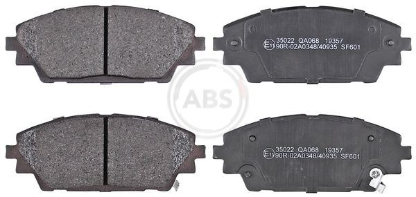 A.B.S. 35022 Brake pad set B6YS-33-28Z
