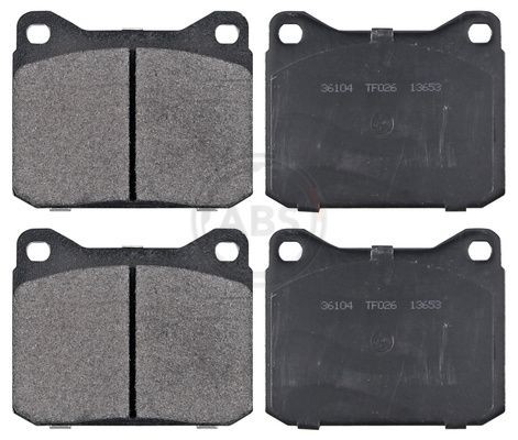 A.B.S. 36104 Brake pad set without integrated wear sensor