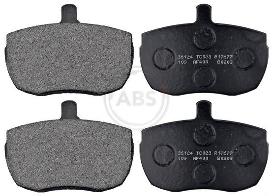 A.B.S. 36124 Brake pad set without integrated wear sensor