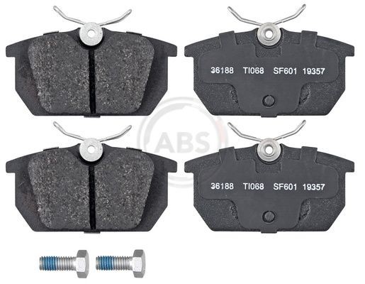 A.B.S. 36188 Brake pad set without integrated wear sensor