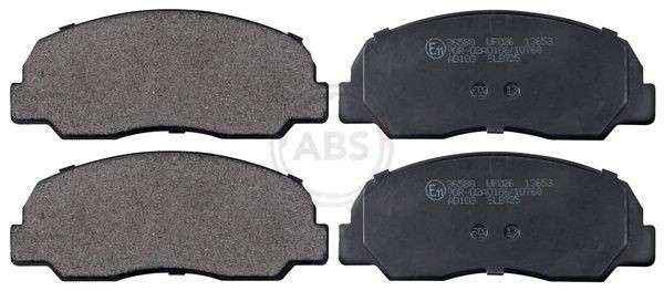 A.B.S. 36588 Brake pad set without integrated wear sensor
