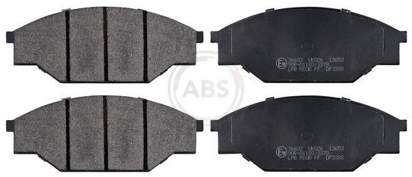 A.B.S. 36603 Brake pads TOYOTA HIACE 2016 price