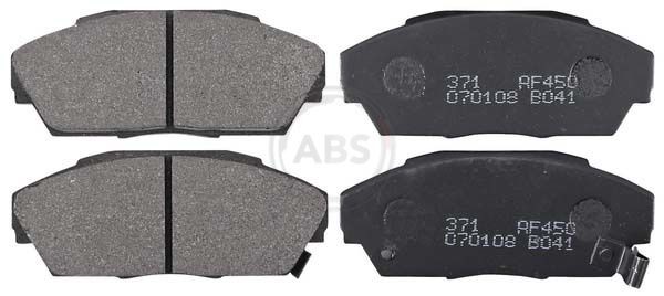 20082 A.B.S. with acoustic wear warning Height 1: 53mm, Width 1: 129,1mm, Thickness 1: 17mm Brake pads 36639 buy