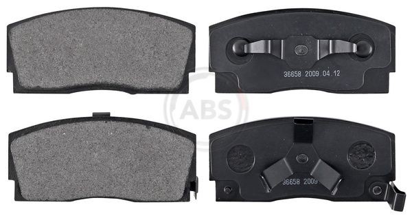 A.B.S. 36658 Brake pad set with acoustic wear warning