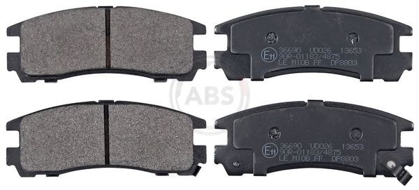A.B.S. 36690 Brake pad set with acoustic wear warning
