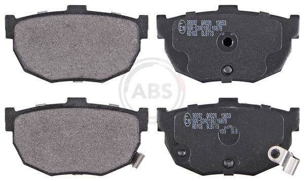 36692 Set of brake pads 36692 A.B.S. with acoustic wear warning
