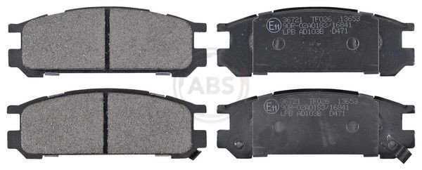 A.B.S. 36721 Brake pad set with acoustic wear warning