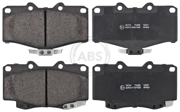 A.B.S. 36724 Brake pad set with acoustic wear warning