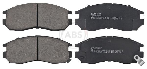 A.B.S. 36763 Brake pad set with acoustic wear warning