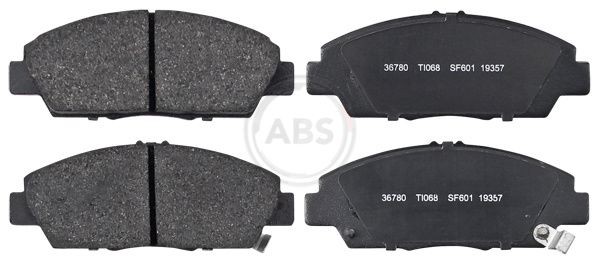 A.B.S. 36780 Brake pad set with acoustic wear warning