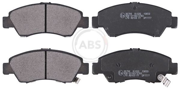 A.B.S. Disc brake pads rear and front HONDA CIVIC V Coupe (EJ) new 36784