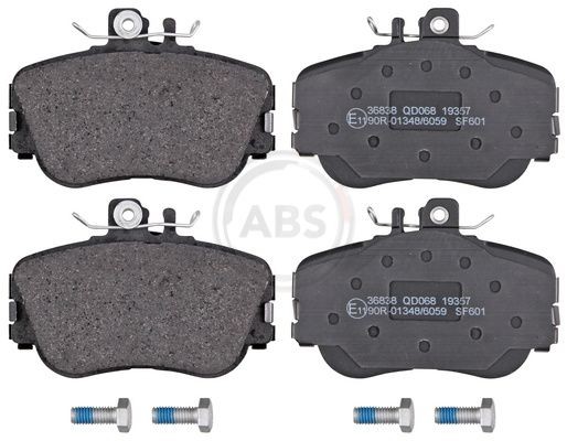 21439 A.B.S. prepared for wear indicator Height 1: 74,8mm, Width 1: 109,5mm, Thickness 1: 20,3mm Brake pads 36838 buy