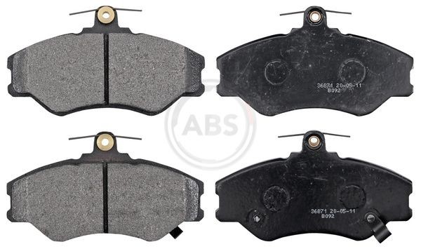 A.B.S. 36871 Brake pad set with acoustic wear warning