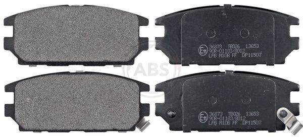 A.B.S. 36873 Brake pad set with acoustic wear warning