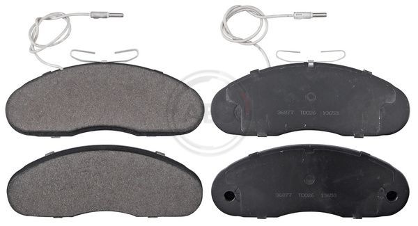 36877 Set of brake pads 36877 A.B.S. with integrated wear sensor