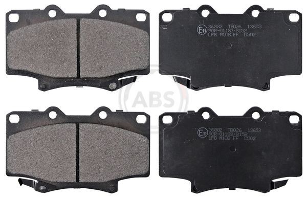 A.B.S. 36882 Brake pad set with acoustic wear warning