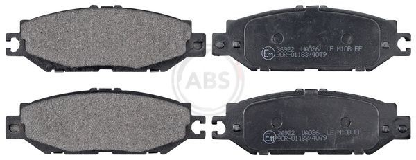 A.B.S. 36922 Brake pad set prepared for wear indicator