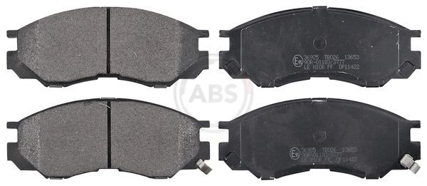 A.B.S. with acoustic wear warning Height 1: 55mm, Width 1: 137,8mm, Thickness 1: 15,7mm Brake pads 36925 buy