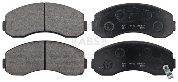 A.B.S. with acoustic wear warning Height 1: 63,3mm, Width 1: 154mm, Thickness 1: 15,7mm Brake pads 36948 buy