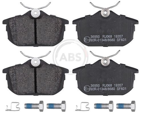 A.B.S. with acoustic wear warning Height 1: 47,5mm, Width 1: 87,3mm, Thickness 1: 15mm Brake pads 36950 buy
