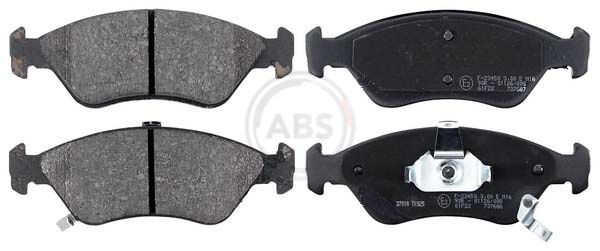 A.B.S. with acoustic wear warning Height 1: 52,5mm, Width 1: 151,3mm, Thickness 1: 17,8mm Brake pads 37018 buy