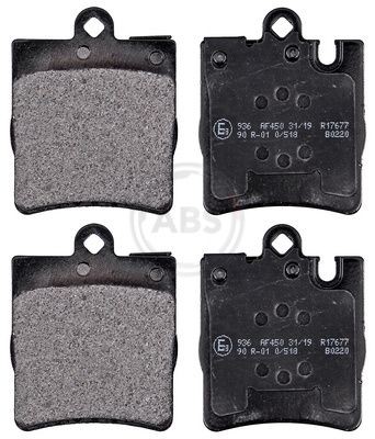 37022 Set of brake pads 37022 A.B.S. prepared for wear indicator