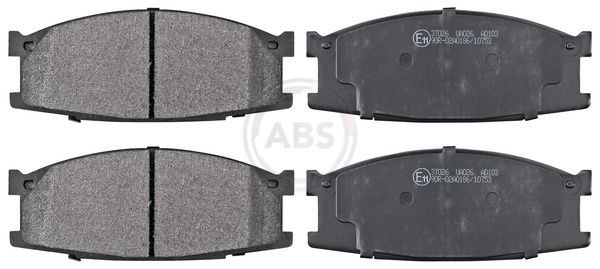 23501 A.B.S. without integrated wear sensor Height 1: 53mm, Height 2: 53,5mm, Width 1: 133,3mm, Width 2 [mm]: 133,3mm, Thickness 1: 17,5mm, Thickness 2: 17,5mm Brake pads 37026 buy