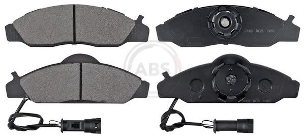 A.B.S. with integrated wear sensor Height 1: 59mm, Height 2: 50mm, Width 1: 169,5mm, Width 2 [mm]: 169,5mm, Thickness 1: 16mm, Thickness 2: 16mm Brake pads 37028 buy