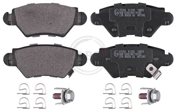 A.B.S. 37059 Brake pad set with acoustic wear warning
