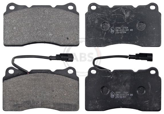A.B.S. 37106 Brake pad set with integrated wear sensor