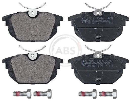 A.B.S. 37123 Brake pad set without integrated wear sensor