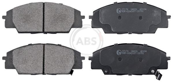 A.B.S. 37174 Brake pad set with acoustic wear warning
