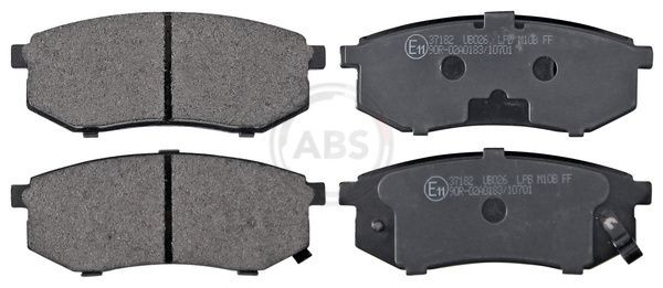 A.B.S. 37182 Brake pad set with acoustic wear warning