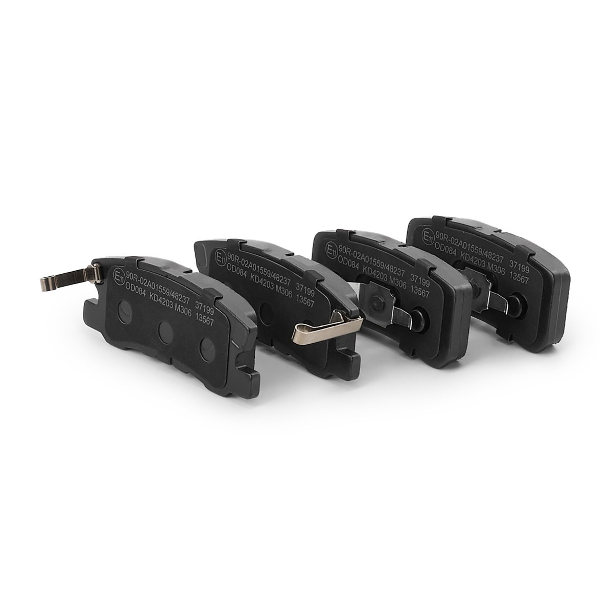 A.B.S. 37199 Brake pad set with acoustic wear warning