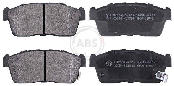 Suzuki SPLASH Set of brake pads 7714141 A.B.S. 37222 online buy