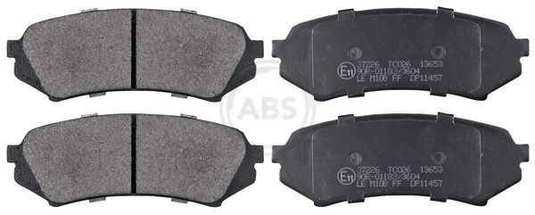 A.B.S. 37226 Brake pad set without integrated wear sensor