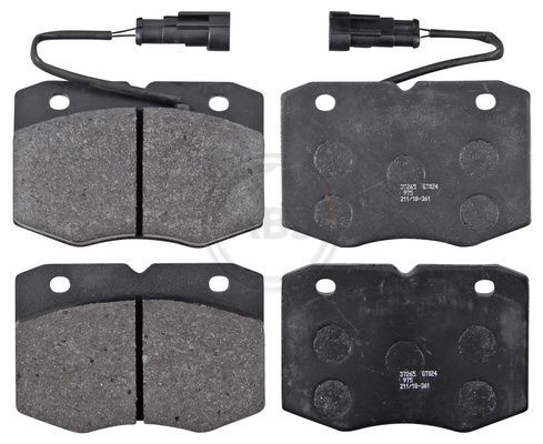 A.B.S. with integrated wear sensor Height 1: 73mm, Width 1: 109,6mm, Thickness 1: 18,3mm Brake pads 37265 buy