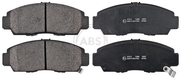 A.B.S. 37312 Brake pad set with acoustic wear warning