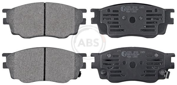 A.B.S. with acoustic wear warning Height 1: 56mm, Width 1: 131,5mm, Thickness 1: 17mm Brake pads 37351 buy