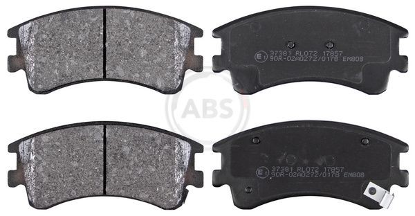 A.B.S. 37381 Brake pad set with acoustic wear warning