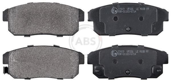 A.B.S. 37419 Brake pad set with acoustic wear warning
