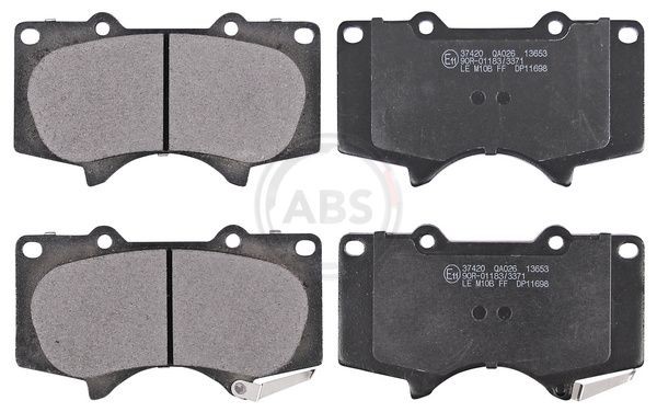 A.B.S. Set of brake pads rear and front Toyota Land Cruiser 120 new 37420