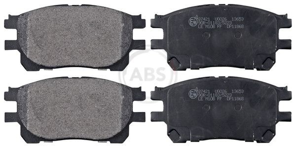 A.B.S. 37421 Brake pad set without integrated wear sensor